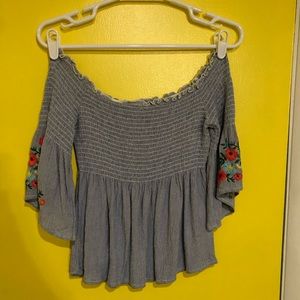 Hollister Off The Shoulder Top